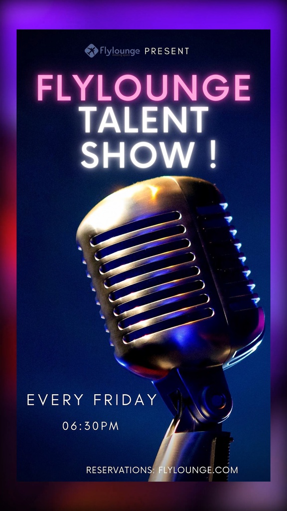  First class Flylounge talent Show ticket vanaf vr 5 mei - rij 1, 2 en 3