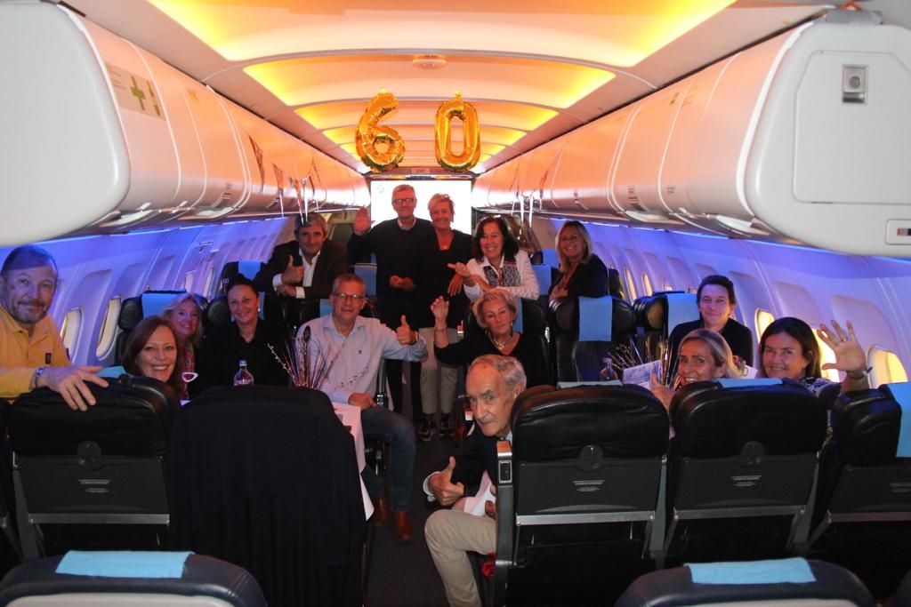 Anniversaire aux commandes de l'avion Flylounge